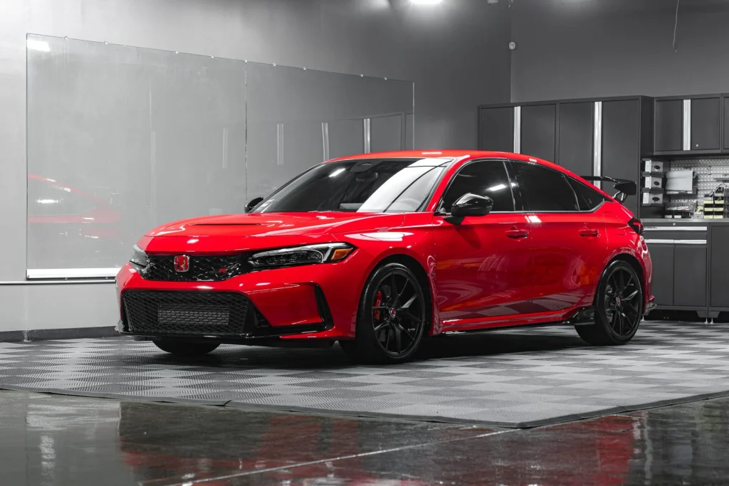 civic full red paint civic full red paint